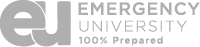 Emergency University logo in gray